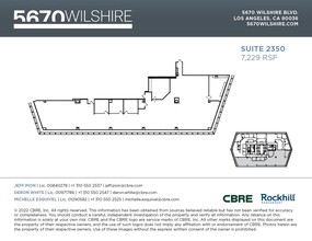 5670 Wilshire Blvd, Los Angeles, CA en alquiler Plano de la planta- Imagen 1 de 1