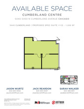 5440 N Cumberland Ave, Chicago, IL en alquiler Plano de la planta- Imagen 1 de 11