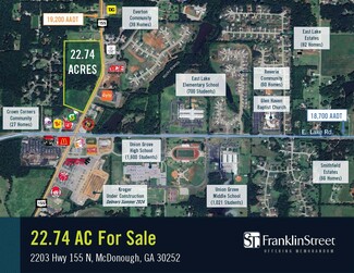 Más detalles para 2203 Highway 155 N, Mcdonough, GA - Terrenos en venta