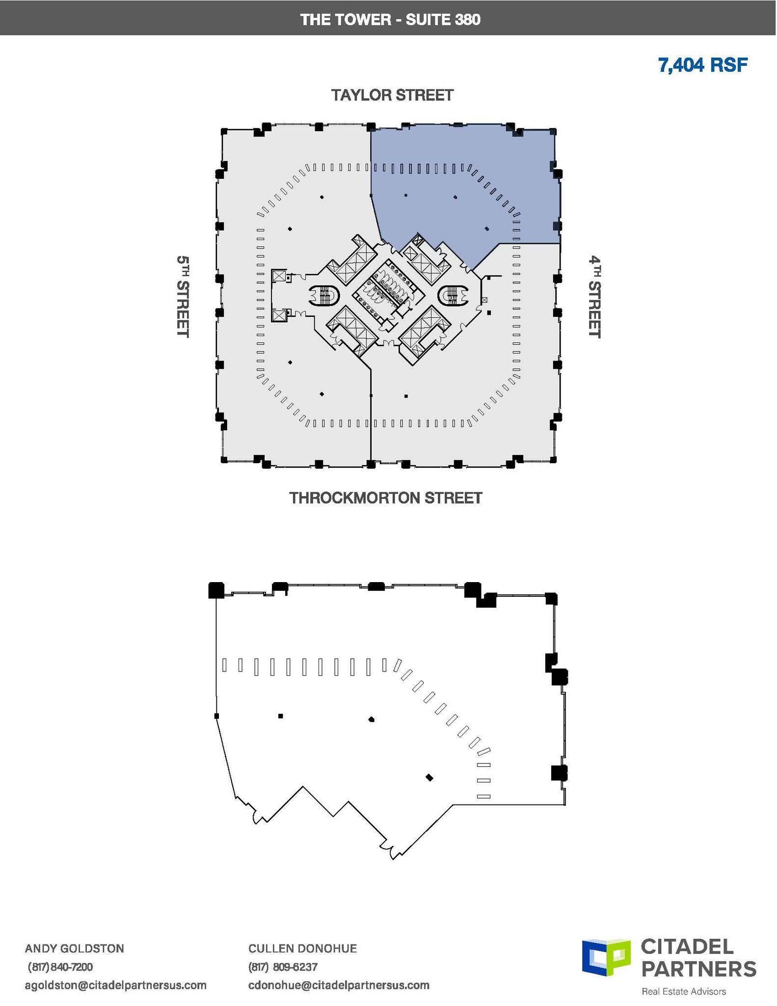 500 Throckmorton St, Fort Worth, TX en alquiler Plano de la planta- Imagen 1 de 1