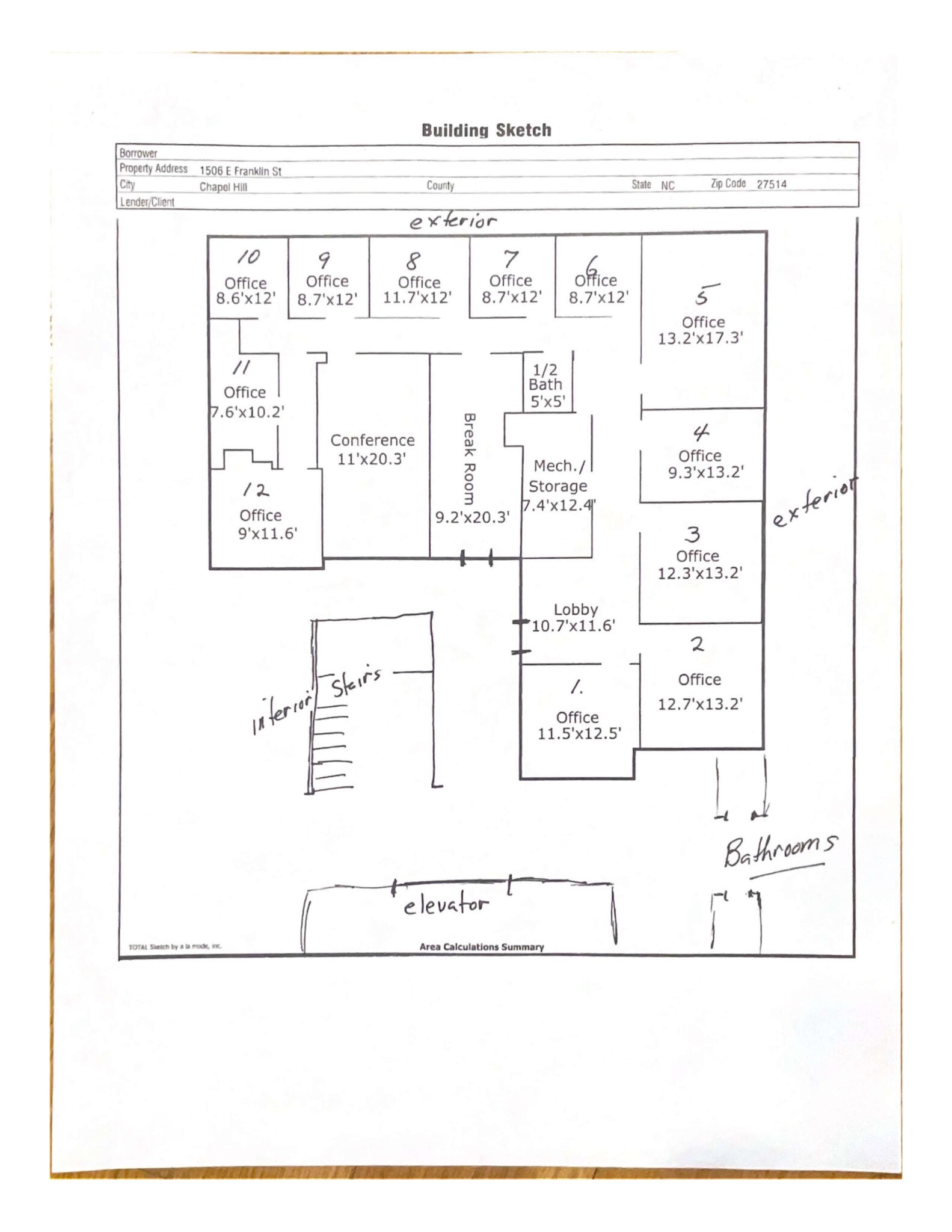 1506 E Franklin St, Chapel Hill, NC en alquiler Plano del sitio- Imagen 1 de 19