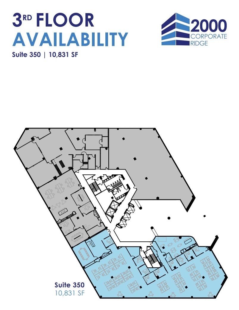 2000 Corporate Ridge Rd, McLean, VA en alquiler Plano de la planta- Imagen 1 de 1