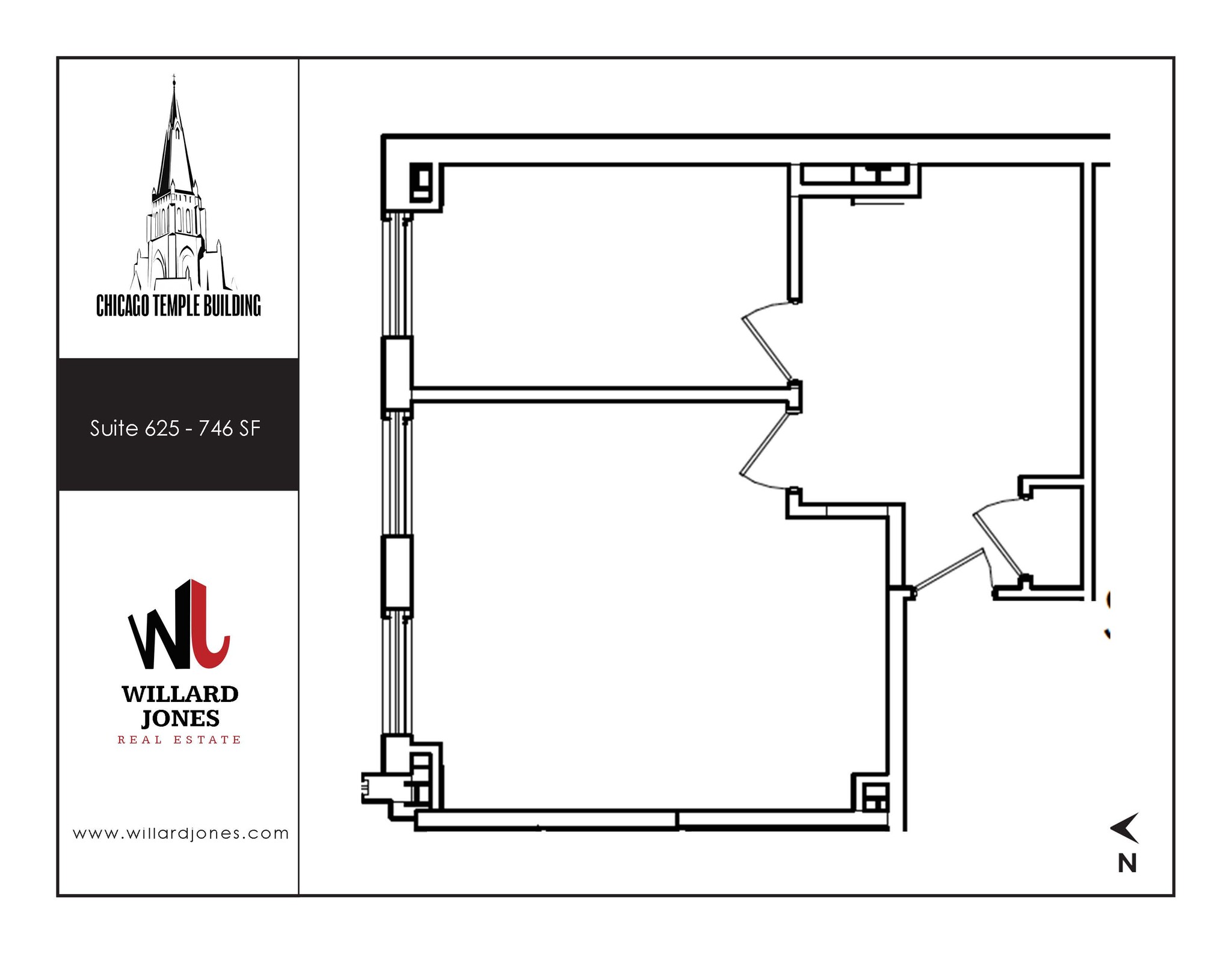 77 W Washington St, Chicago, IL en alquiler Plano de la planta- Imagen 1 de 1