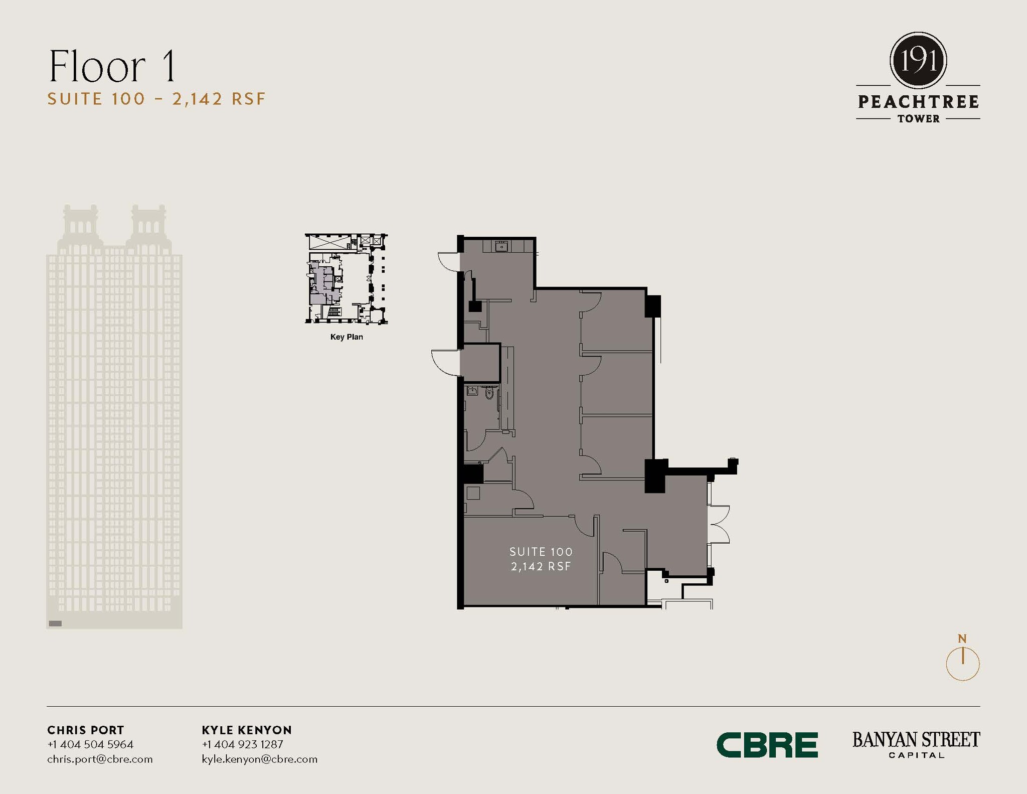 191 Peachtree St NE, Atlanta, GA en alquiler Plano de la planta- Imagen 1 de 1