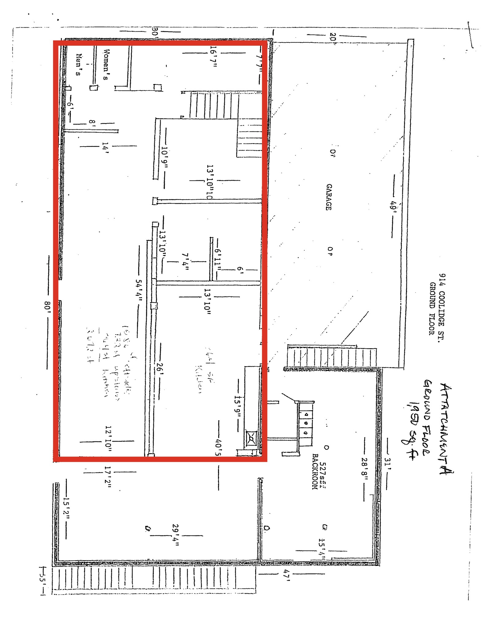 914 Coolidge St, Honolulu, HI en alquiler Plano del sitio- Imagen 1 de 1