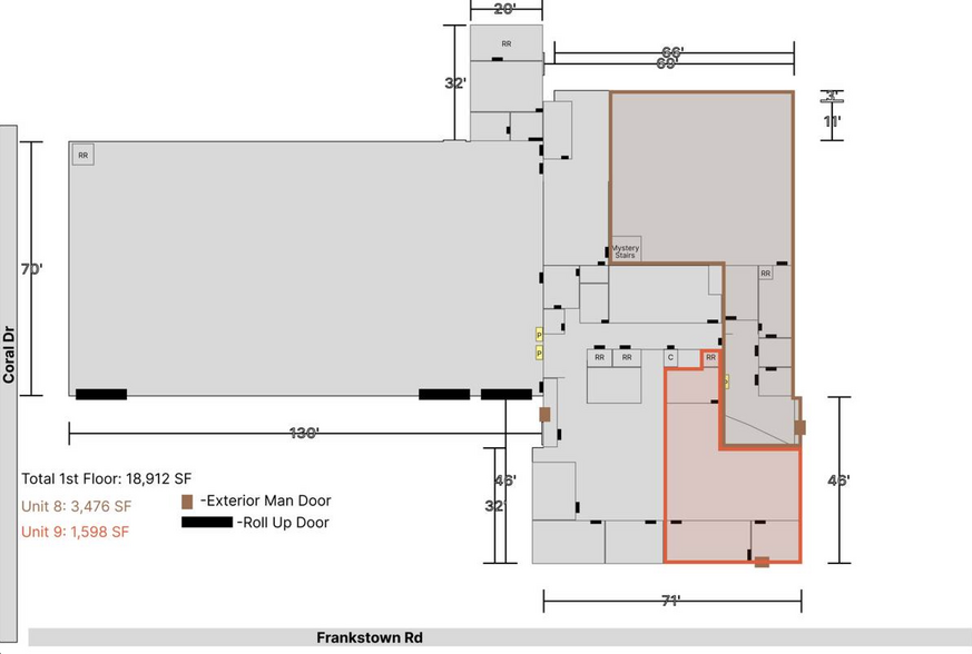 12827 Frankstown Rd, Pittsburgh, PA en alquiler - Plano de la planta - Imagen 3 de 12