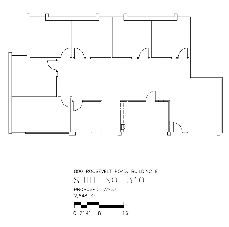 800 Roosevelt Rd, Glen Ellyn, IL en alquiler Plano de la planta- Imagen 1 de 1