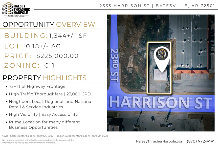 2335 Harrison St, Batesville, AR en venta - Foto del edificio - Imagen 2 de 5