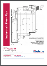 355 Rayette Rd, Concord, ON en alquiler Plano de la planta- Imagen 1 de 1