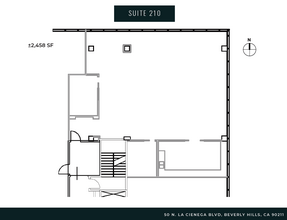 50 N La Cienega Blvd, Beverly Hills, CA en alquiler Plano de la planta- Imagen 1 de 7