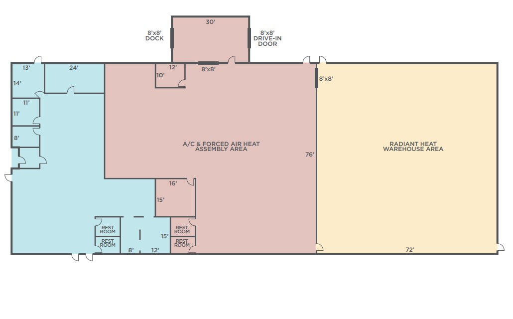 561 Ternes Ln, Elyria, OH en alquiler Plano de la planta- Imagen 1 de 5