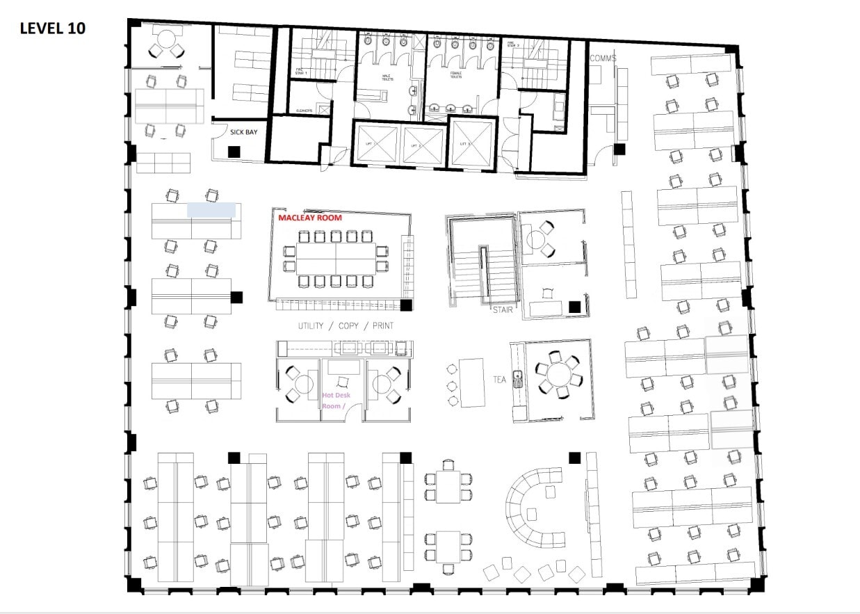 20 Berry St, North Sydney en alquiler Plano de la planta- Imagen 1 de 1