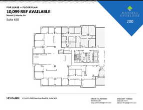 200 Mansell Ct E, Roswell, GA en alquiler Plano de la planta- Imagen 1 de 1