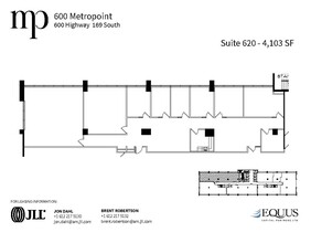 600 Highway 169 S, Saint Louis Park, MN en alquiler Plano de la planta- Imagen 1 de 1