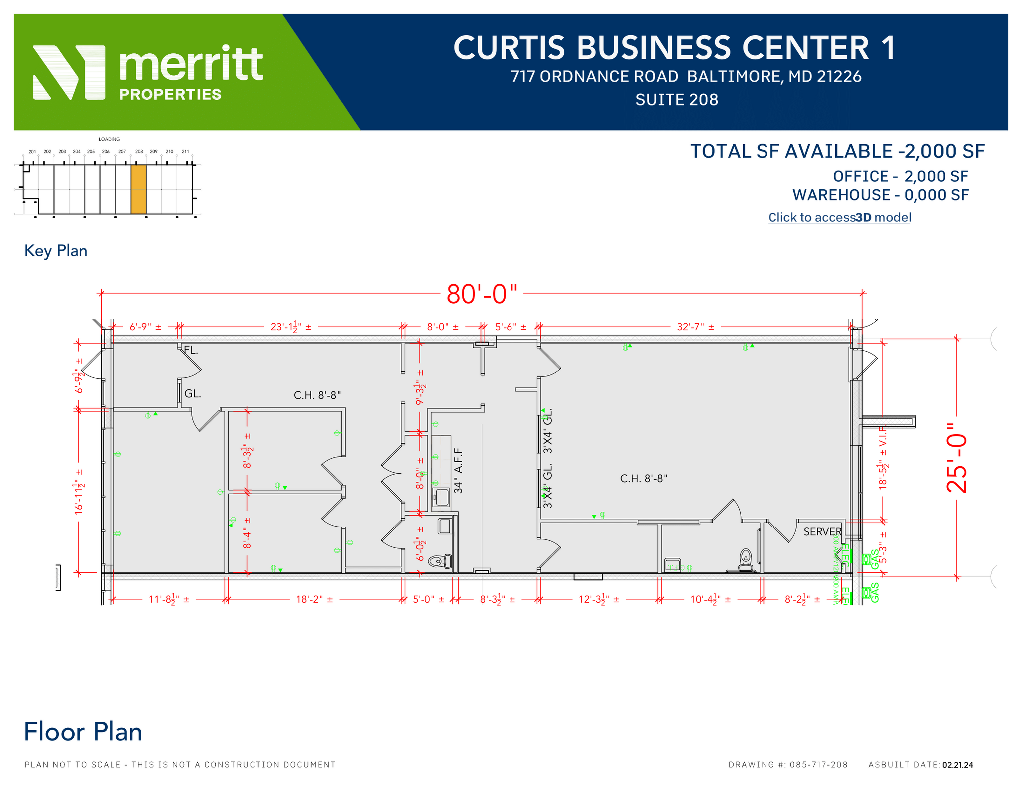 713 E Ordnance Rd, Baltimore, MD en alquiler Plano de la planta- Imagen 1 de 1