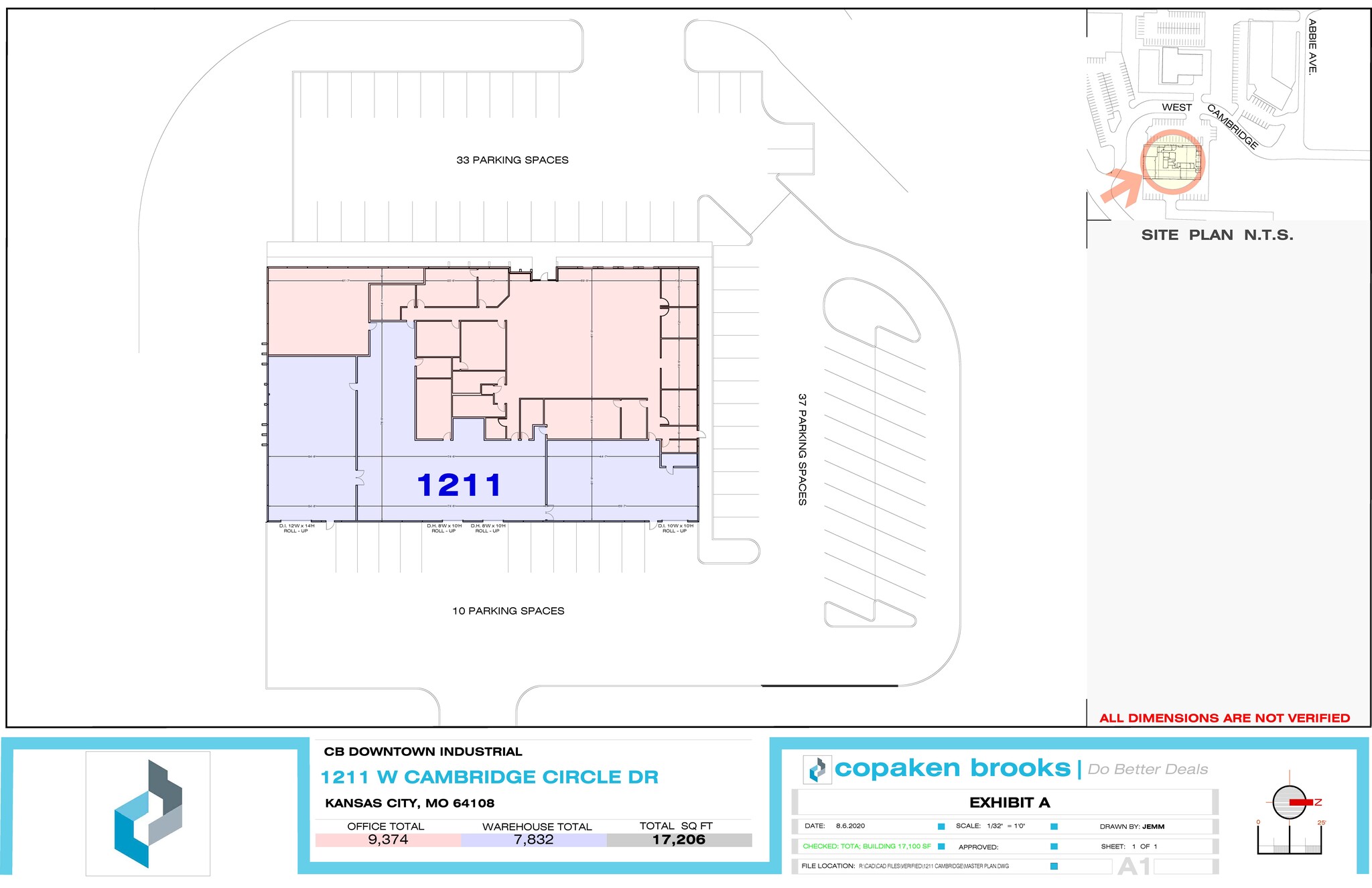 1211 W Cambridge Circle Dr, Kansas City, KS en alquiler Plano de la planta- Imagen 1 de 1