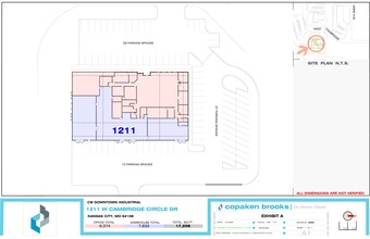 1211 W Cambridge Circle Dr, Kansas City, KS en alquiler Plano de la planta- Imagen 1 de 1