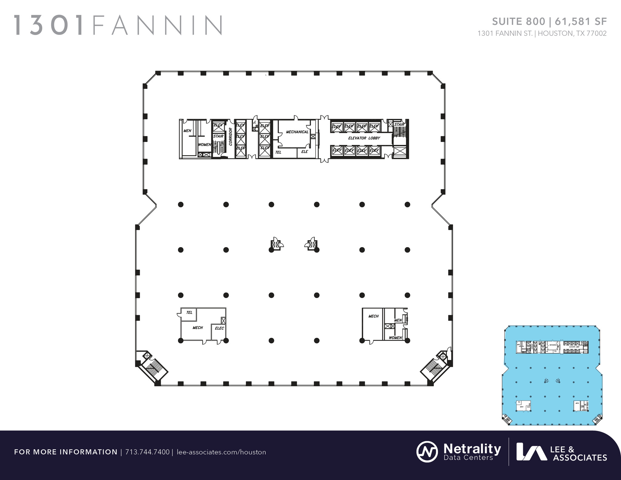 1301 Fannin St, Houston, TX en alquiler Plano de la planta- Imagen 1 de 1