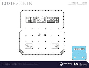 1301 Fannin St, Houston, TX en alquiler Plano de la planta- Imagen 1 de 1