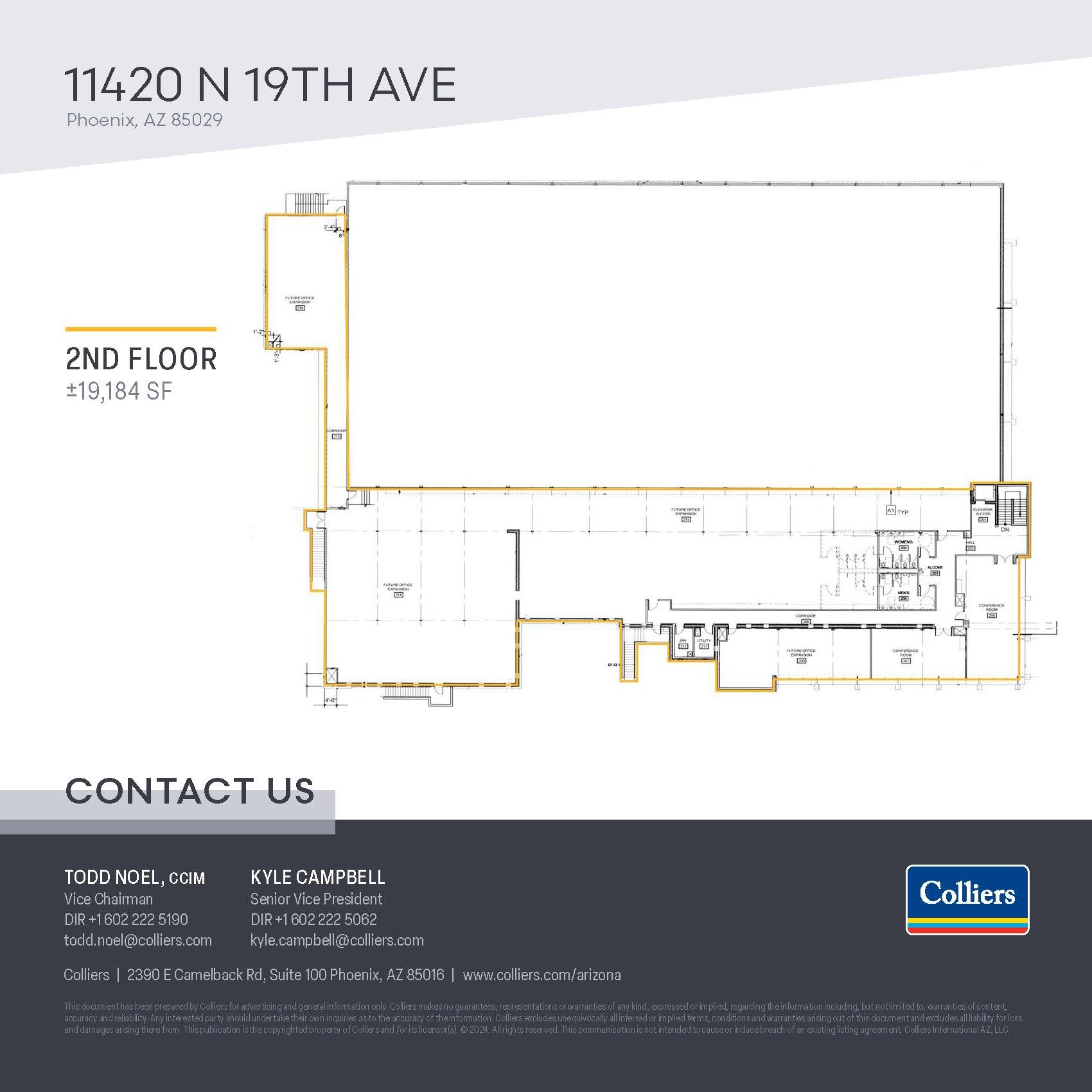 11420 N 19th Ave, Phoenix, AZ en venta Plano de la planta- Imagen 1 de 1