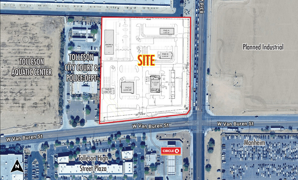 W Van Buren St, Tolleson, AZ en venta - Foto del edificio - Imagen 1 de 12