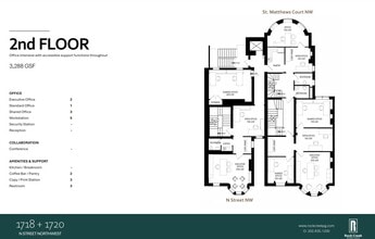 1718-1720 N St NW, Washington, DC en alquiler Plano de la planta- Imagen 1 de 1