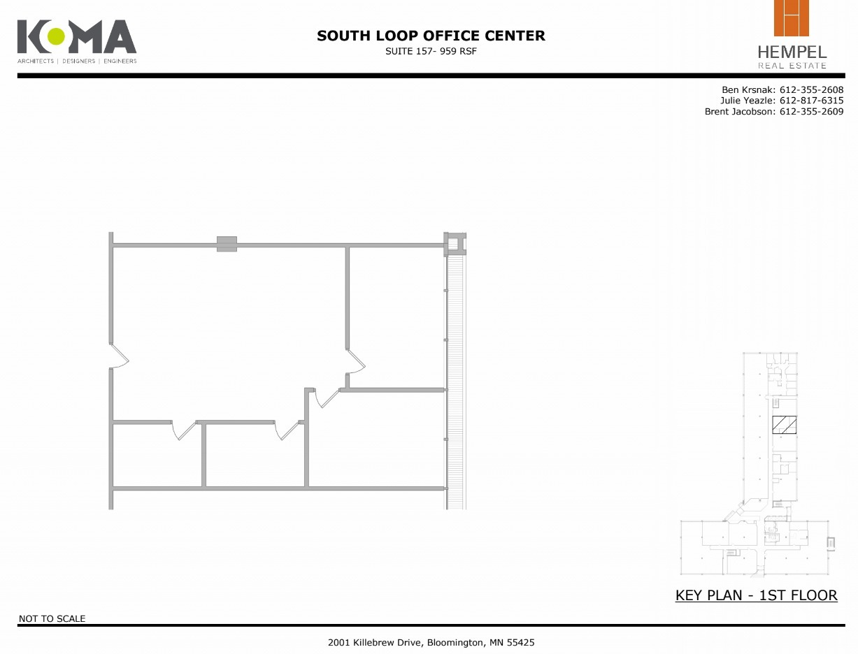 2001 Killebrew Dr, Bloomington, MN en alquiler Plano de la planta- Imagen 1 de 1