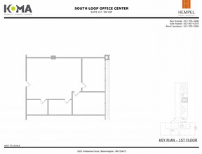 2001 Killebrew Dr, Bloomington, MN en alquiler Plano de la planta- Imagen 1 de 1