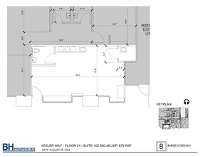 101 Yesler Way, Seattle, WA en alquiler Plano de la planta- Imagen 1 de 3