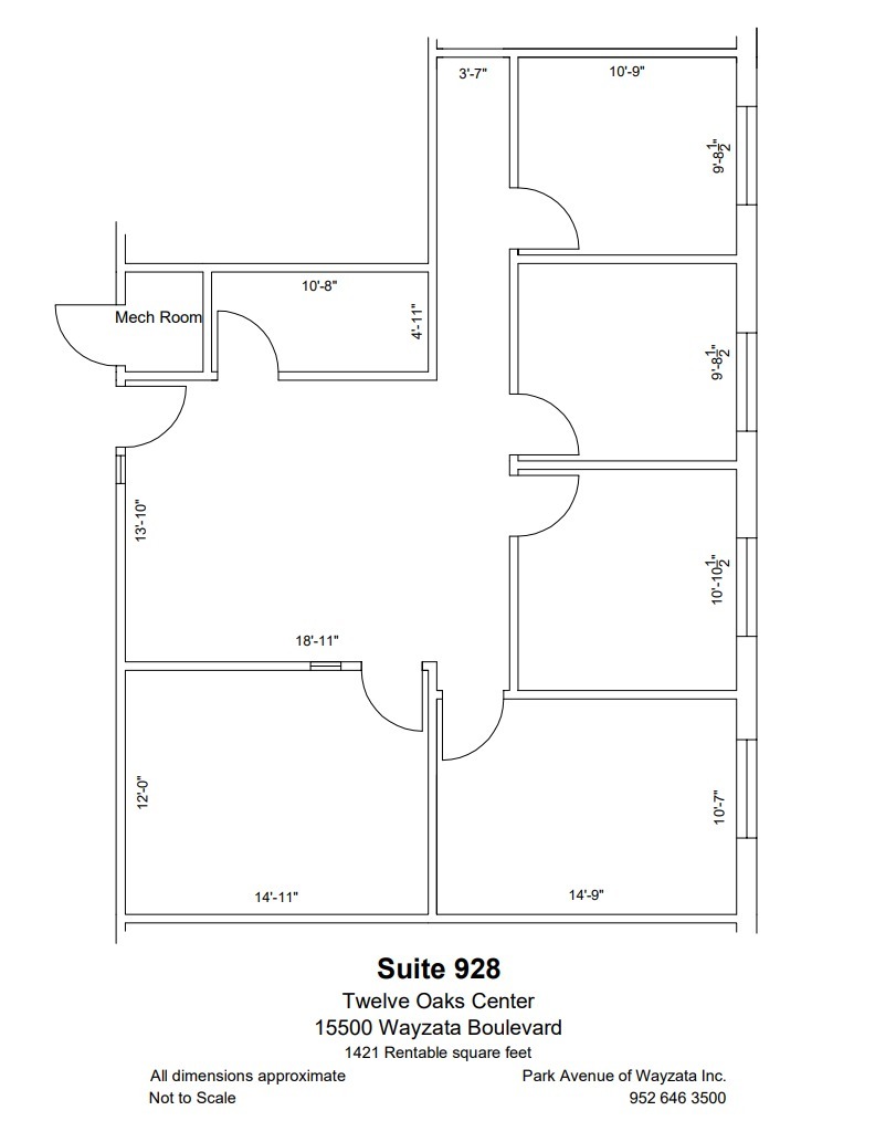 600 Twelve Oaks Center Dr, Wayzata, MN en alquiler Plano de la planta- Imagen 1 de 1