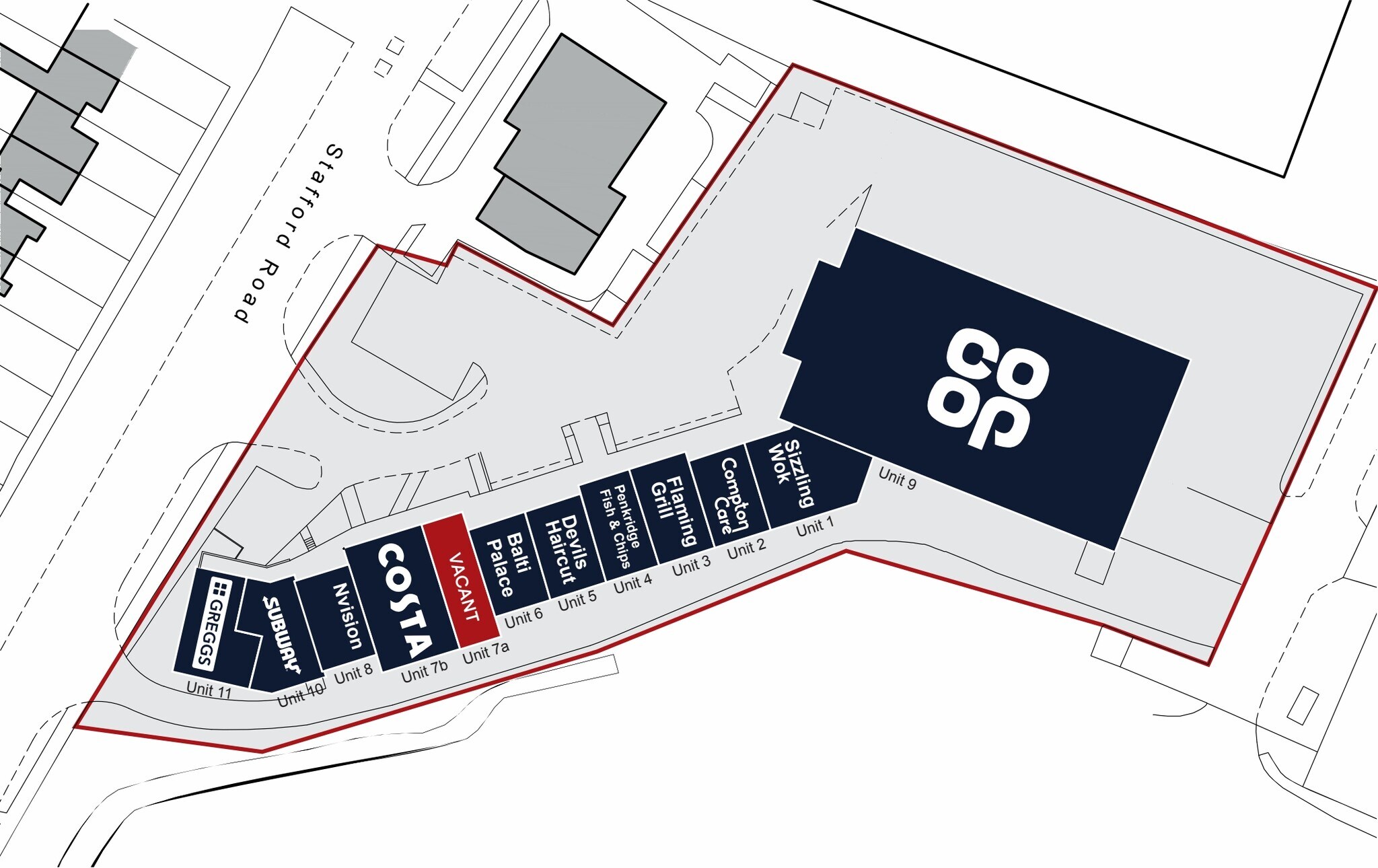 Wolverhampton Rd, Penkridge en alquiler Plano del sitio- Imagen 1 de 1