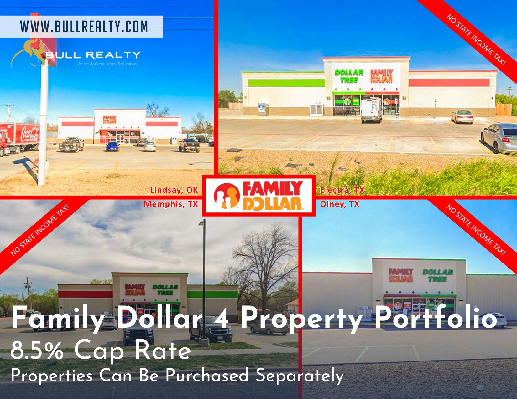 Family Dollar 4 Property Portfolio cartera de 3 inmuebles en venta en LoopNet.es Foto principal- Imagen 1 de 7