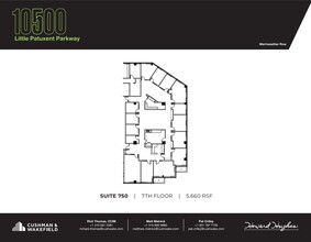 10480 Little Patuxent Pky, Columbia, MD en alquiler Plano de la planta- Imagen 1 de 2