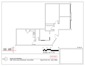 1828-1892 Techny Ct, Northbrook, IL en venta Plano de la planta- Imagen 1 de 5