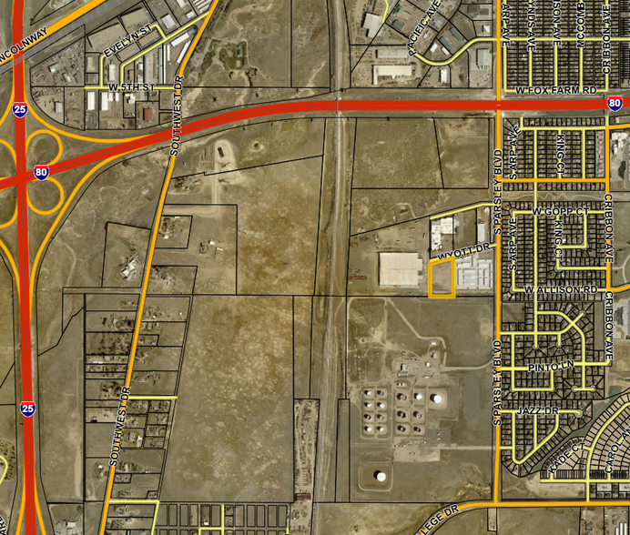 TBD Wyott Drive, Cheyenne, WY en venta - Vista aérea - Imagen 2 de 2