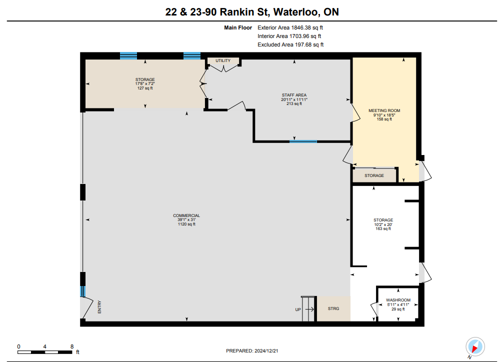 90 Rankin St, Waterloo, ON N2V 2B3 - Unidad 22-23 -  - Plano de la planta - Image 1 of 1