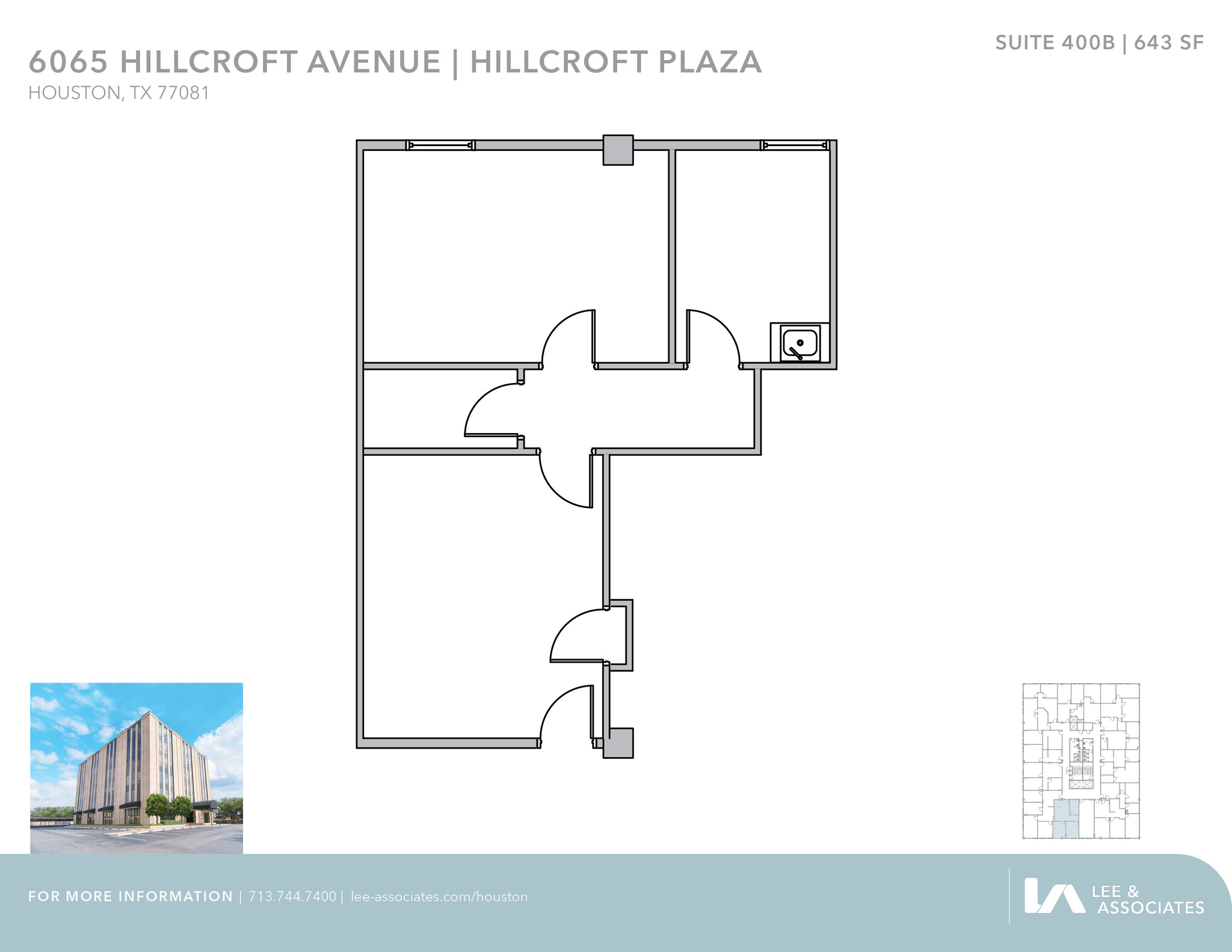 6065 Hillcroft Ave, Houston, TX en alquiler Plano de la planta- Imagen 1 de 1