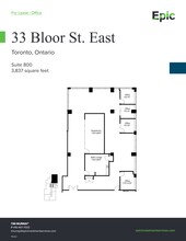 33 Bloor St E, Toronto, ON en alquiler Plano del sitio- Imagen 1 de 2