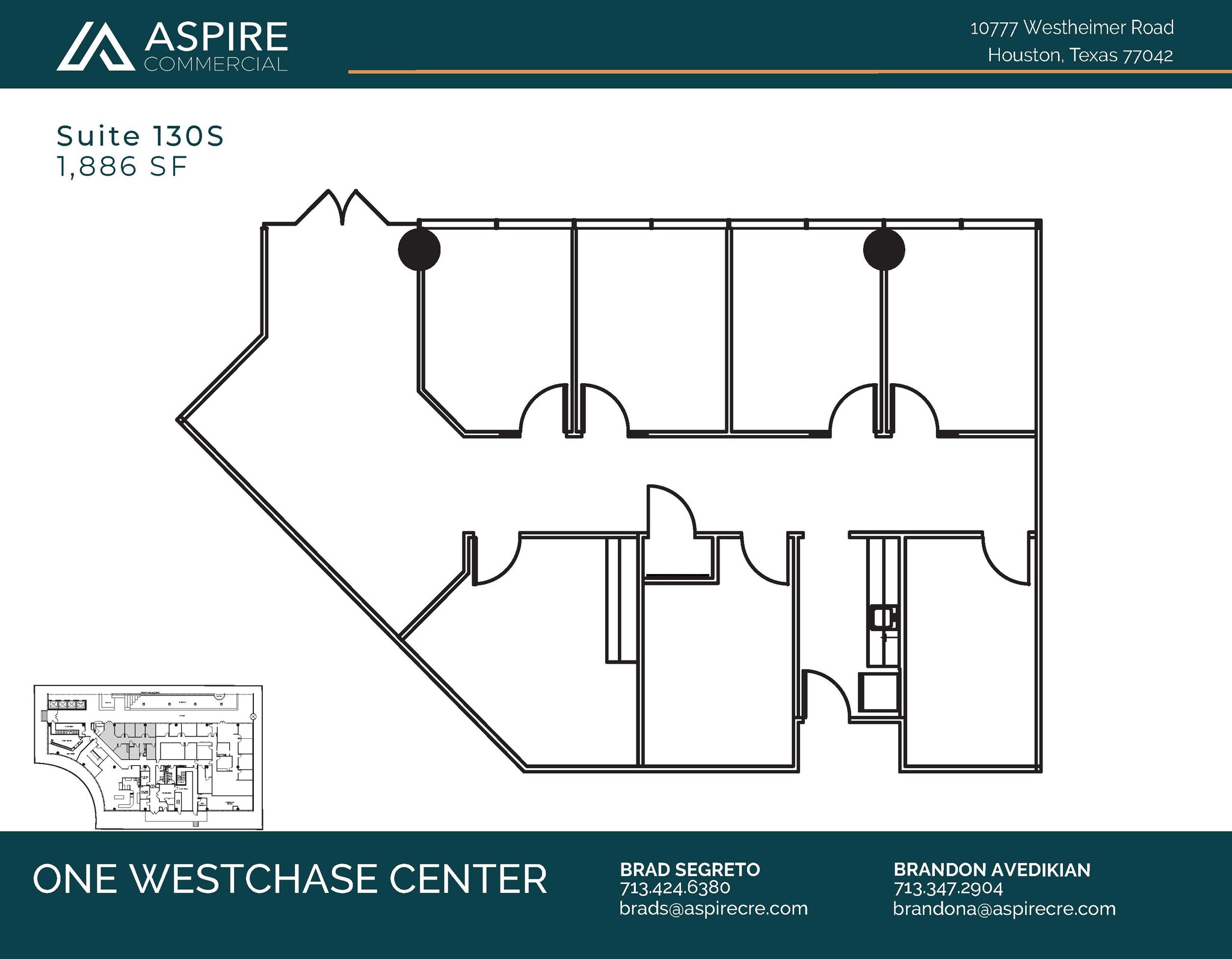 10777 Westheimer Rd, Houston, TX en alquiler Plano de la planta- Imagen 1 de 1