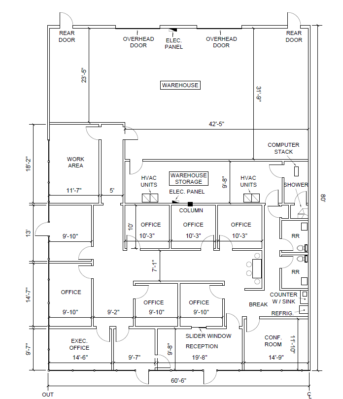 2301-2337 Gravel Dr, Fort Worth, TX en alquiler Plano de la planta- Imagen 1 de 1