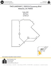 3900 N Causeway Blvd, Metairie, LA en alquiler Plano del sitio- Imagen 1 de 1