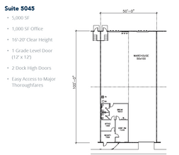 5029-5047 Martin Luther King Fwy, Fort Worth, TX en alquiler Plano de la planta- Imagen 1 de 1