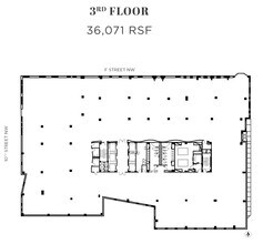 950 F St NW, Washington, DC en alquiler Plano de la planta- Imagen 1 de 1