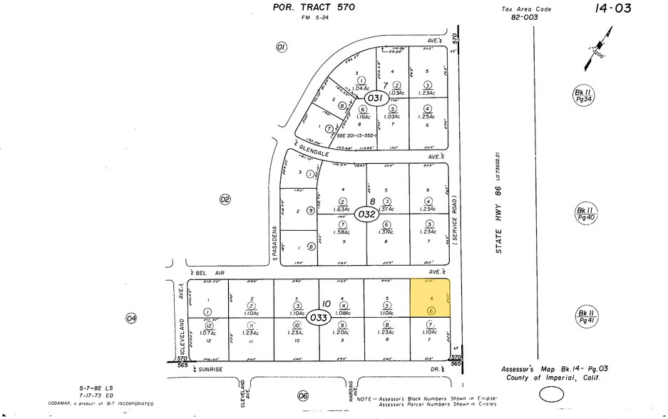 1319 Bel Air Ave, Thermal, CA en venta - Plano de solar - Imagen 2 de 2