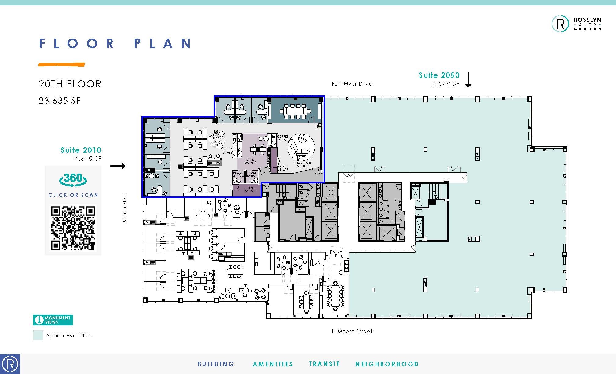 1700 N Moore St, Arlington, VA en alquiler Plano de la planta- Imagen 1 de 1