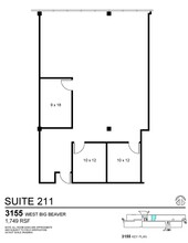 3155 W Big Beaver Rd, Troy, MI en alquiler Plano de la planta- Imagen 1 de 1