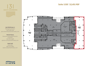 131 S Dearborn St, Chicago, IL en alquiler Plano de la planta- Imagen 1 de 1