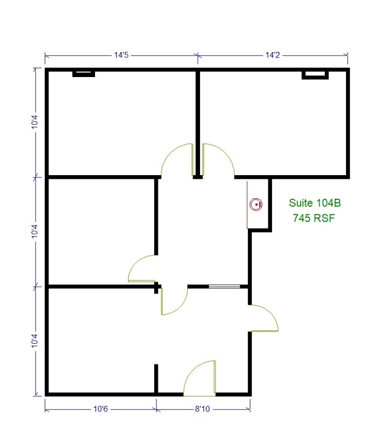 815 N Larkin Ave, Joliet, IL en alquiler Plano de la planta- Imagen 1 de 1