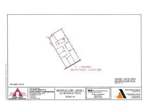 100 Metroplex Dr, Edison, NJ en alquiler Plano de la planta- Imagen 1 de 2