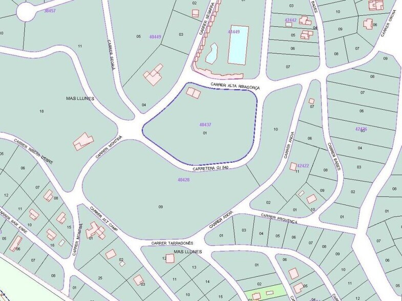 Terreno en Bescanó, Gerona en venta - Plano de solar - Imagen 3 de 3